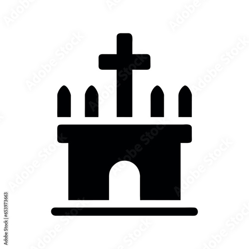 catholic religion altar silhouette