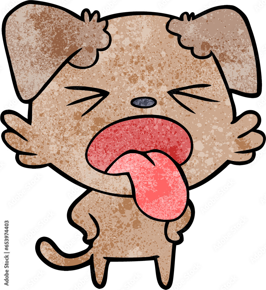 cartoon disgusted dog cartoon disgusted dog