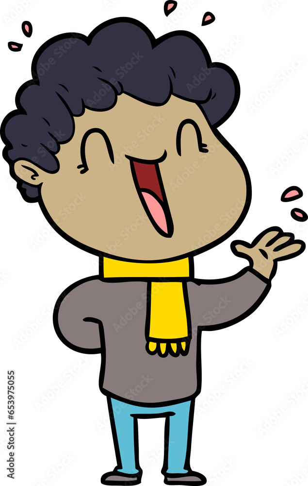 cartoon happy man cartoon happy man