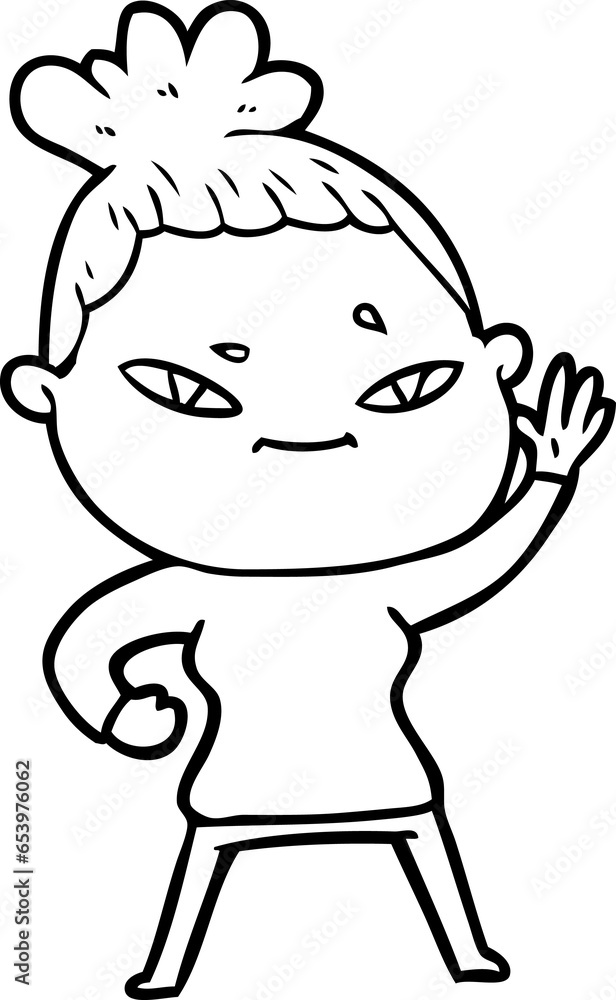 cartoon woman cartoon woman