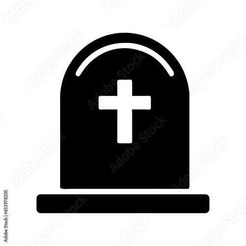 catholic religion tombstone icon