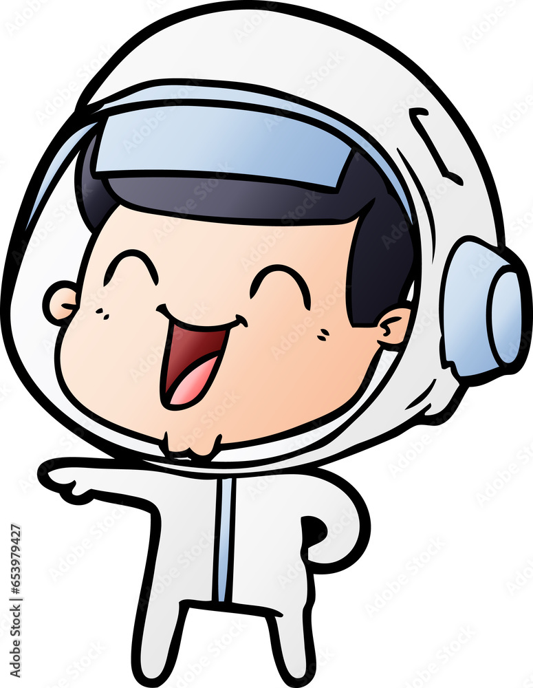happy cartoon astronaut happy cartoon astronaut