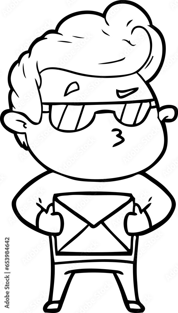 cartoon cool guy cartoon cool guy