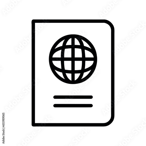 airport icon passport