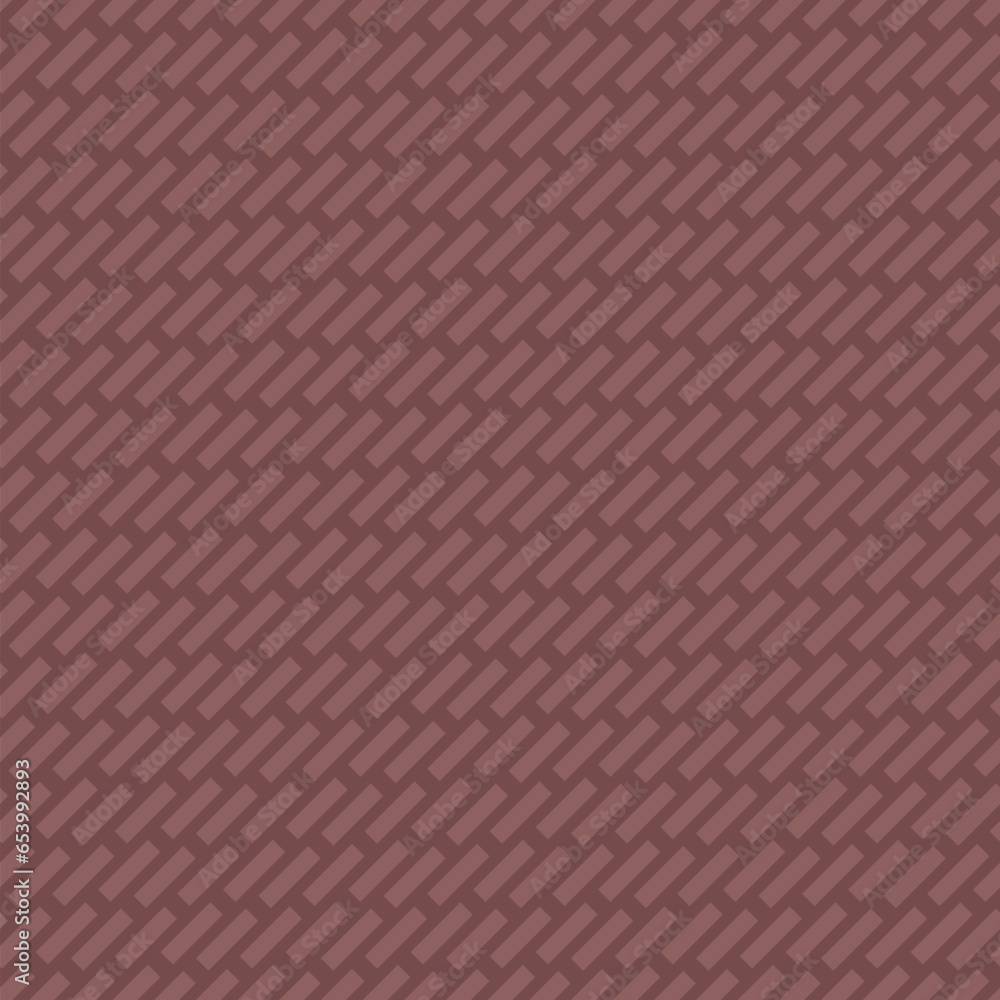 Brown vector seamless pattern with diagonal dash lines, rectangles, stripes, grid. Paving stones floor texture, brick wall. Abstract minimal geometric background. Repeat decorative endless geo design Brown vector seamless pattern with diagonal dash lines, rectangles, stripes, grid. Paving stones floor texture, brick wall. Abstract minimal geometric background. Repeat decorative endless geo design