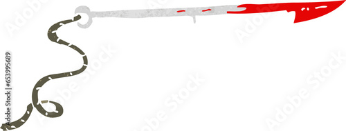 Slika na platnu cartoon whaling harpoon