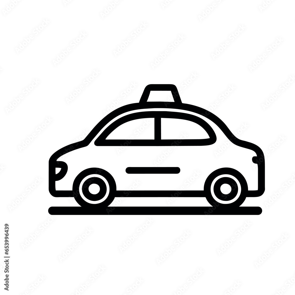 cab icon illustration