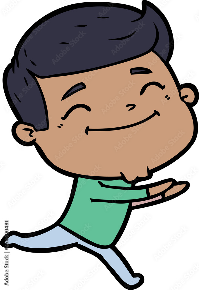 happy cartoon man happy cartoon man
