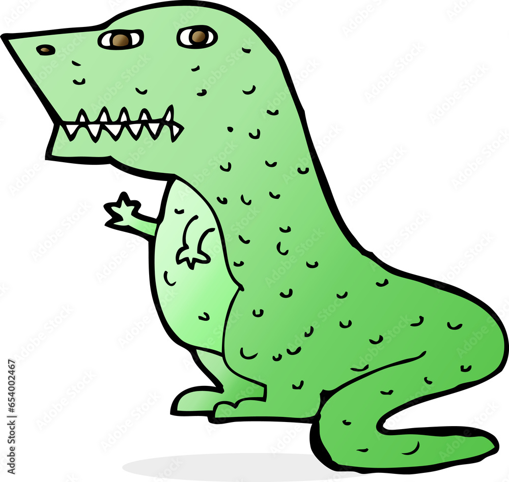 Fototapeta premium cartoon dinosaur
