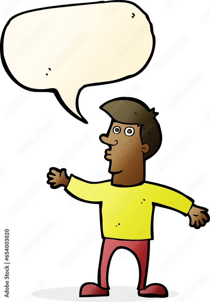 cartoon worried man with speech bubble cartoon worried man with speech bubble