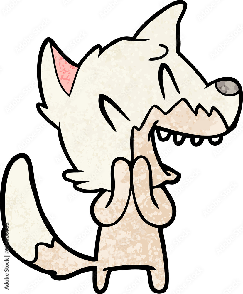 laughing fox cartoon laughing fox cartoon
