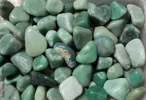 aventurine gem stone as natural mineral rock