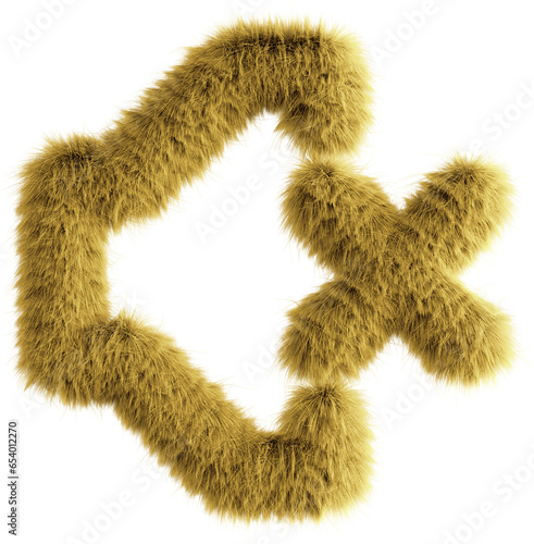 Yellow fluffy 3D sound off icon