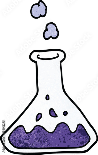 cartoon doodle science experiment photo