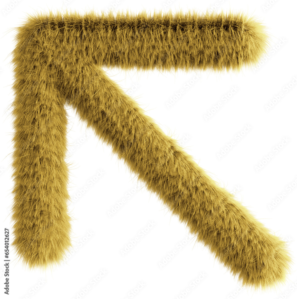 Yellow fluffy 3D arrow top left icon Yellow fluffy 3D arrow top left icon