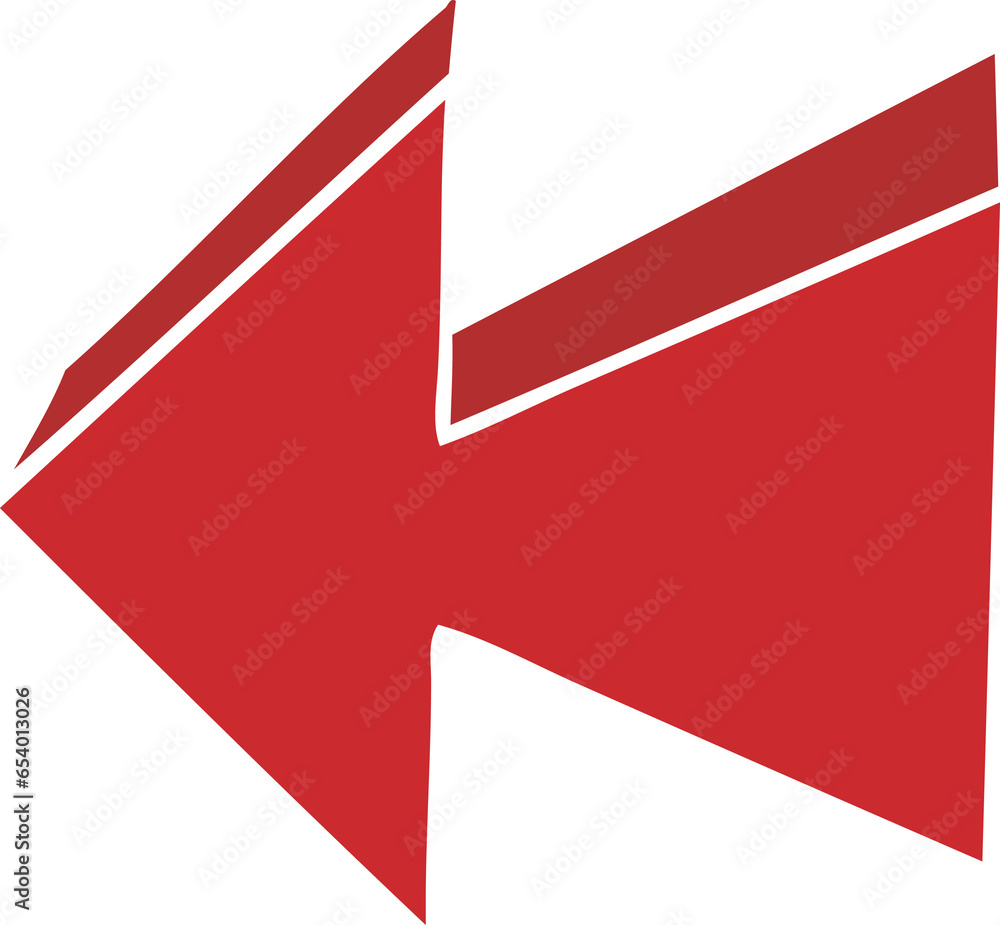 hand drawn quirky cartoon arrow hand drawn quirky cartoon arrow