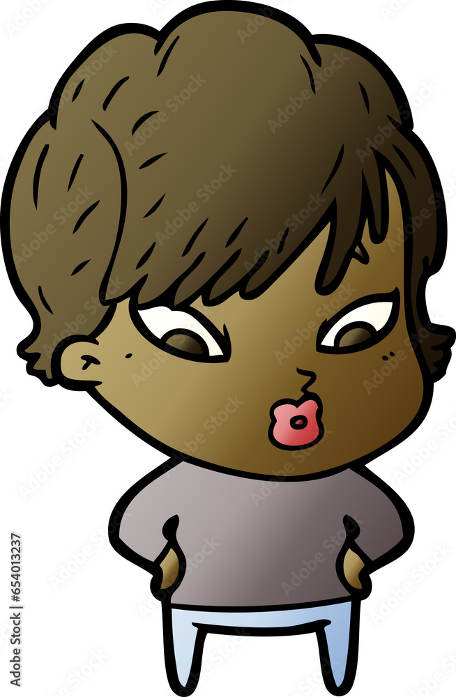 cartoon woman cartoon woman