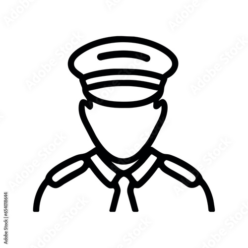 security guard icon illustration