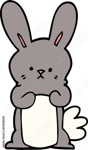 cartoon doodle bunny rabbit