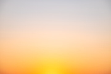 Beautiful luxury soft gradient with orange gold clouds and sunlight on the blue sky perfect for the background, take in everning,morning,Twilight, high definition landscape photo