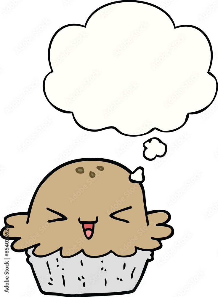 cute cartoon pie with thought bubble cute cartoon pie with thought bubble