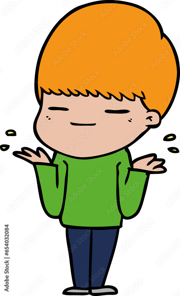 cartoon smug boy cartoon smug boy