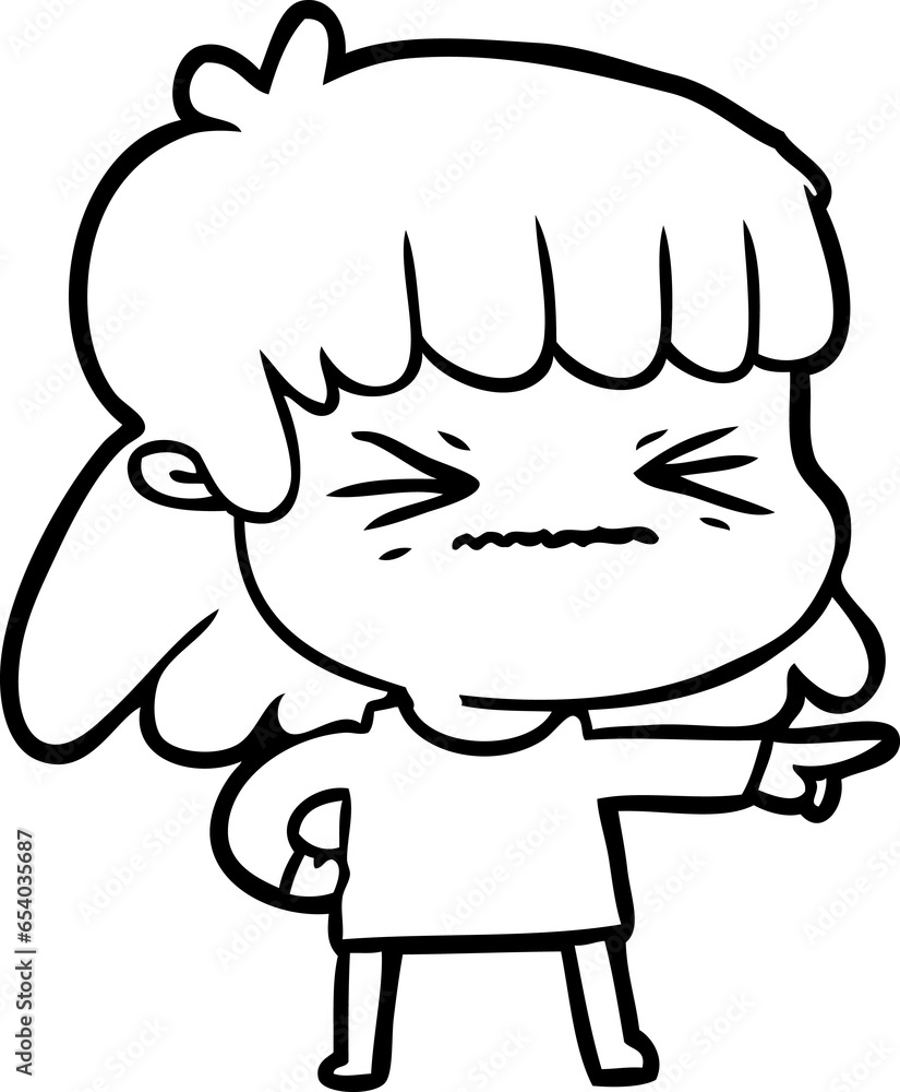 cartoon woman cartoon woman