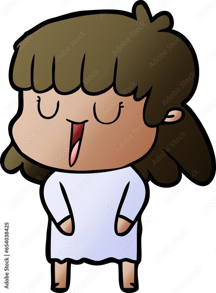 cartoon woman laughing cartoon woman laughing
