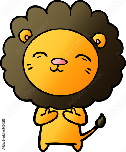 cartoon lion