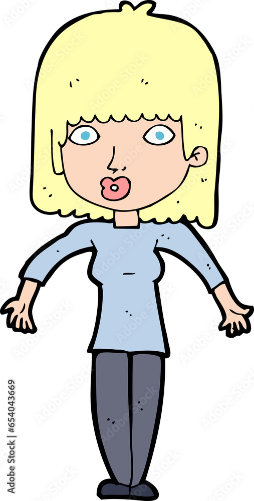 cartoon woman shrugging cartoon woman shrugging