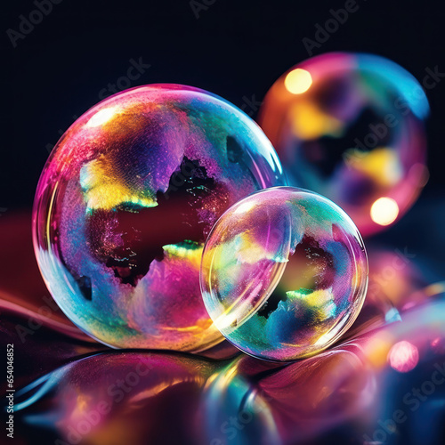 Iridescent Soap Bubbles  © Sekai