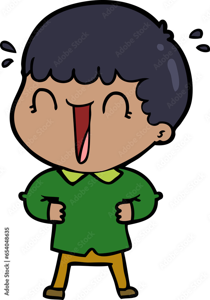 laughing cartoon man laughing cartoon man
