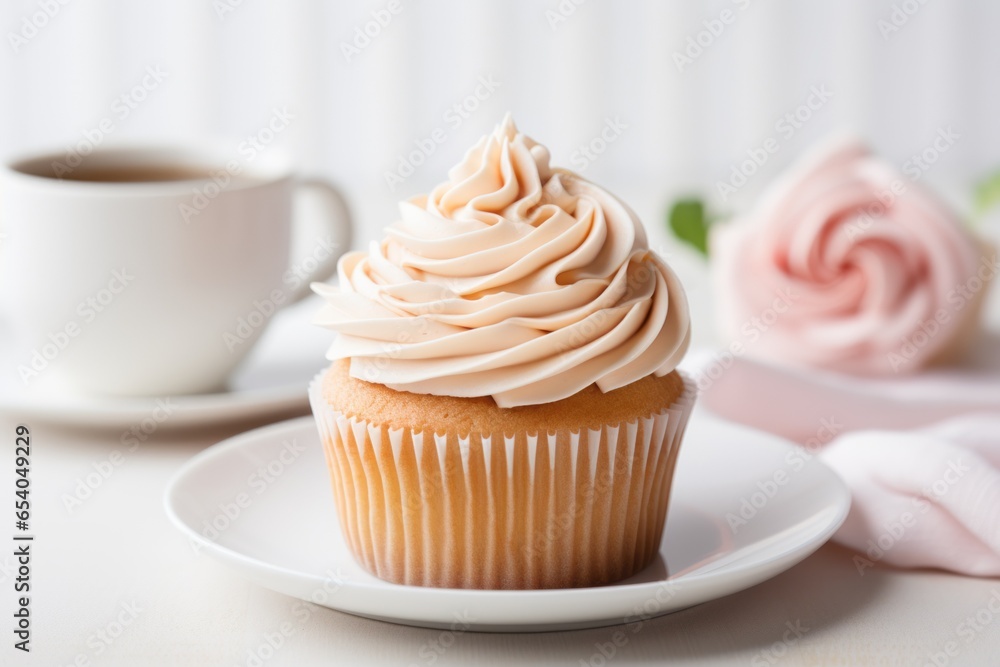 Appetizing cake. Background with selective focus and copy space Appetizing cake. Background with selective focus and copy space