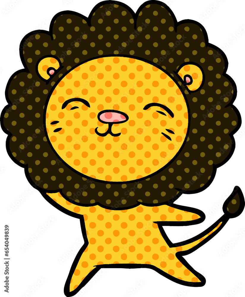 cartoon lion