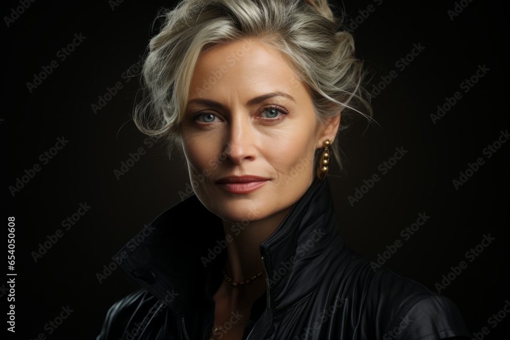 Beautiful Happy Senior Woman Portrait, 50s Age Graceful Beauty, Confidence, and Wisdom of Elderly Women through Senior Portrait, Fashionable and Stylish Senior Female Embracing Aging Gracefully Beautiful Happy Senior Woman Portrait, 50s Age Graceful Beauty, Confidence, and Wisdom of Elderly Women through Senior Portrait, Fashionable and Stylish Senior Female Embracing Aging Gracefully