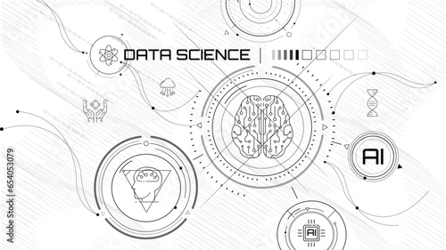 Visualization of big data in science and cyberspace.