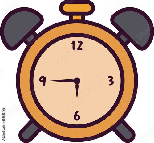 cute clock illustration