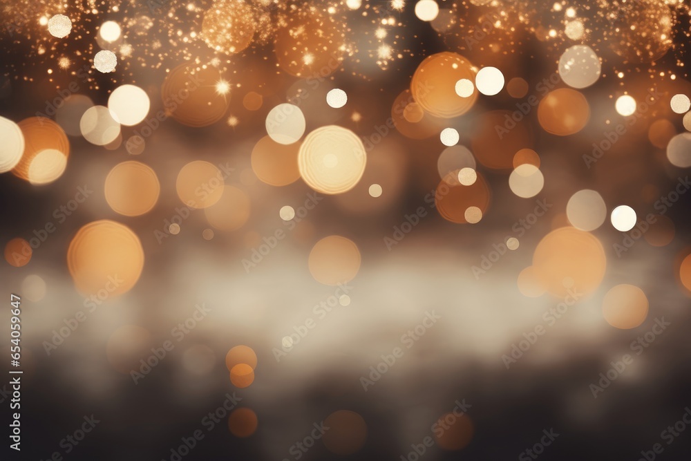Obraz premium Christmas bokeh light abstract holiday background