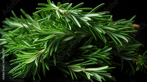 Rosemary   Macro shot   Color Gradient  Background HD