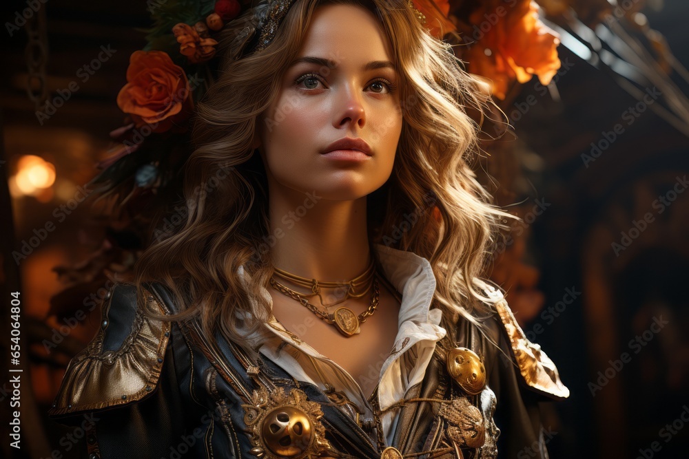 Φωτογραφία Steampunk Girl and Woman Fashion: Vintage, Retro, and Fantasy Styles with Corset