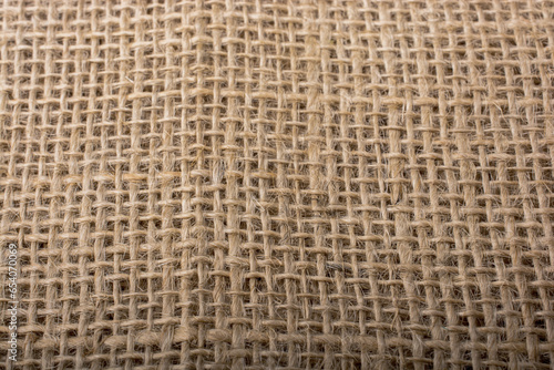 Brown color linen canvas as a background texture