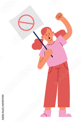 activist woman design