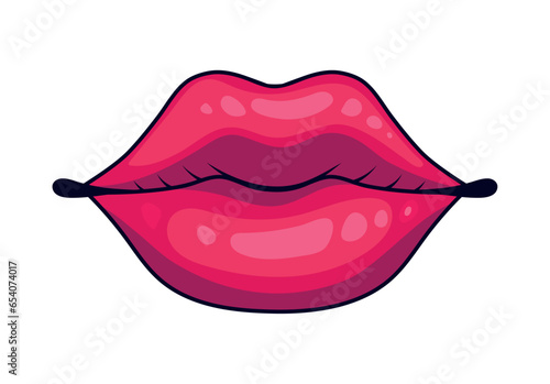 mouth pop art sexy