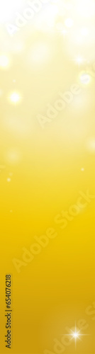 Christmas banner with glittering golden background, with copy space