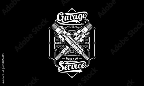 Motorcycle badge, Vintage motor logo