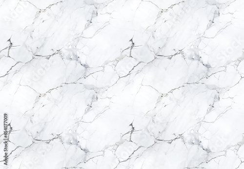 Refined White Marble Texture Close-Up. Seamless Repeatable Background.