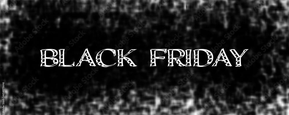Fototapeta premium The text has been designed for The Black Friday event.