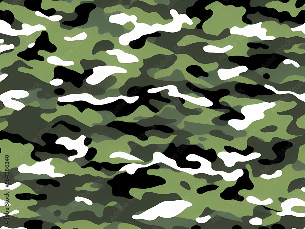 Fototapeta premium camouflage military pattern background, illustration
