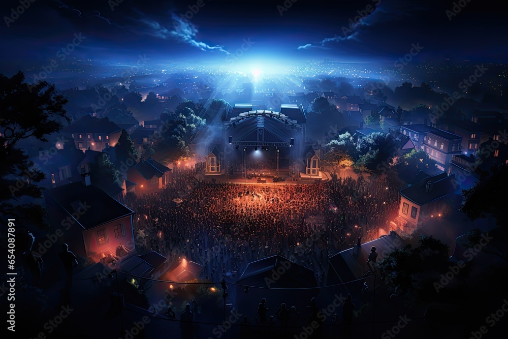 Obraz premium Outdoor Concert