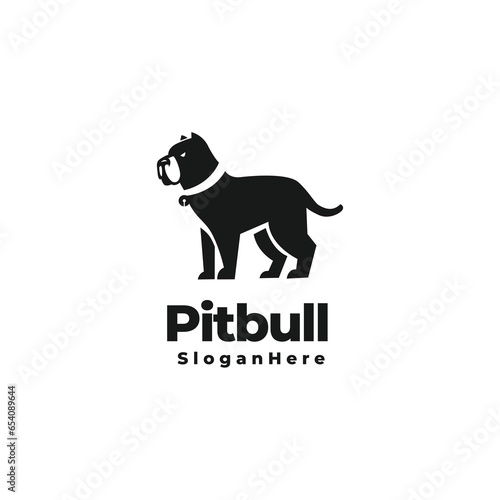 bulldog logo vector